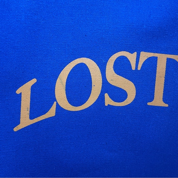 Royal blue and orange LostBoys tote bag - Picture 2 of 3